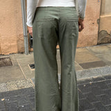 Audrey Low Waist Jeans - Khaki - ByStenholt.dk