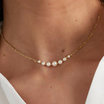 Aura Halskæde - Guldbelagt - ByStenholt.dk