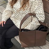 Ava Skuldertaske - Brun - ByStenholt.dk