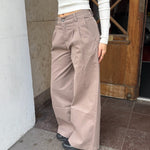 Baggy Habitbukser - Taupe - ByStenholt.dk