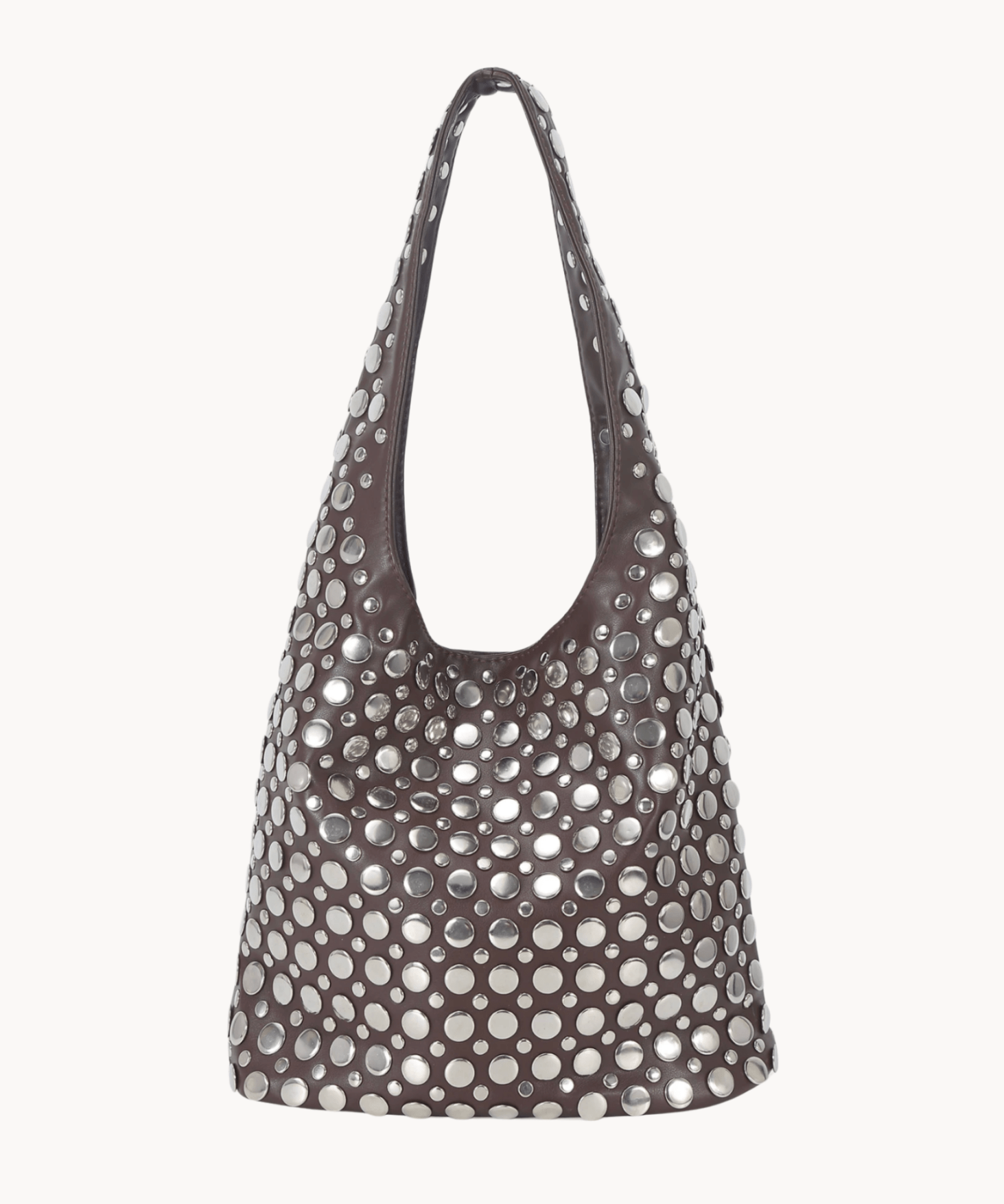 Barca taske med Nitter - Brun - ByStenholt.dk