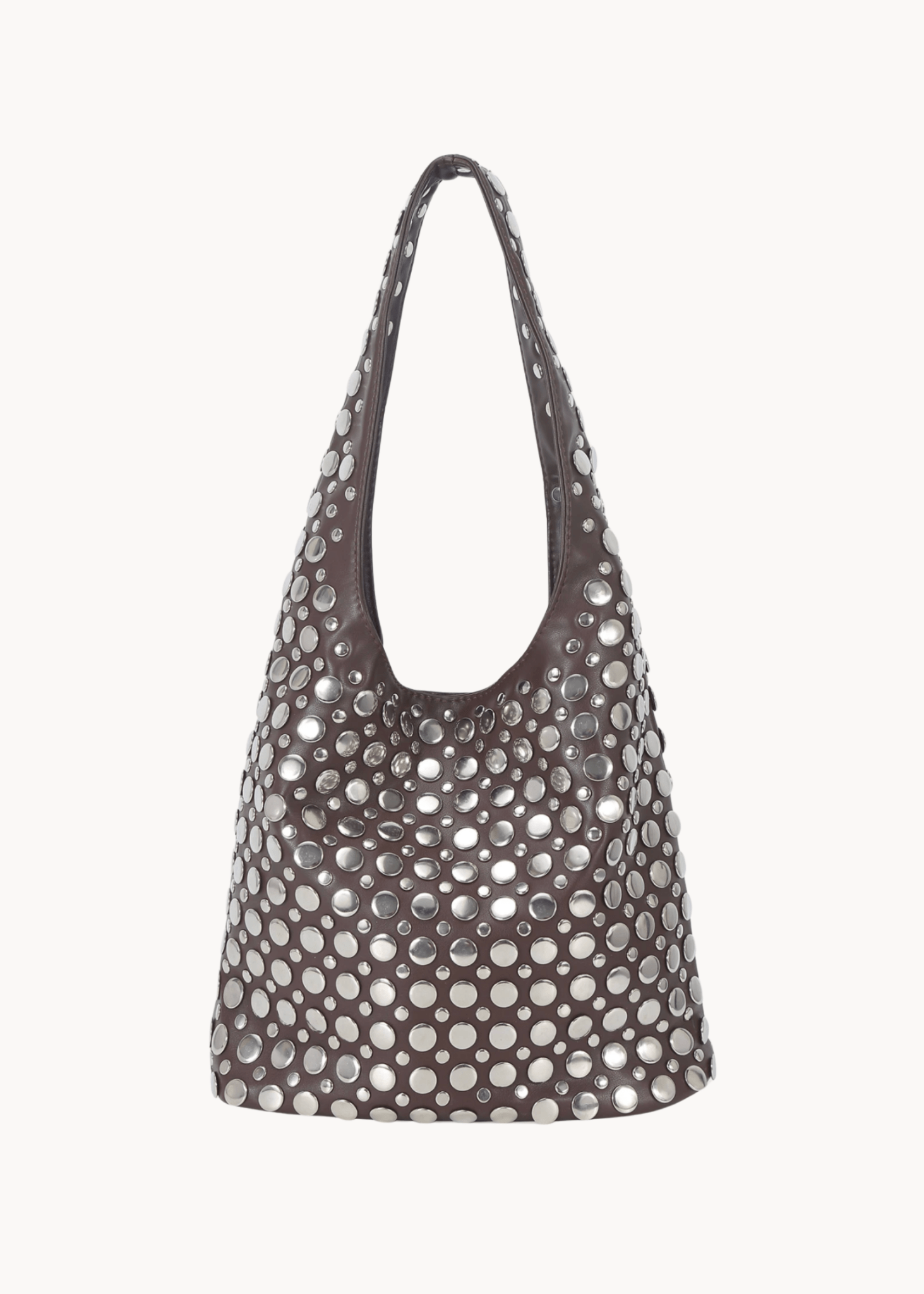 Barca taske med Nitter - Brun - ByStenholt.dk