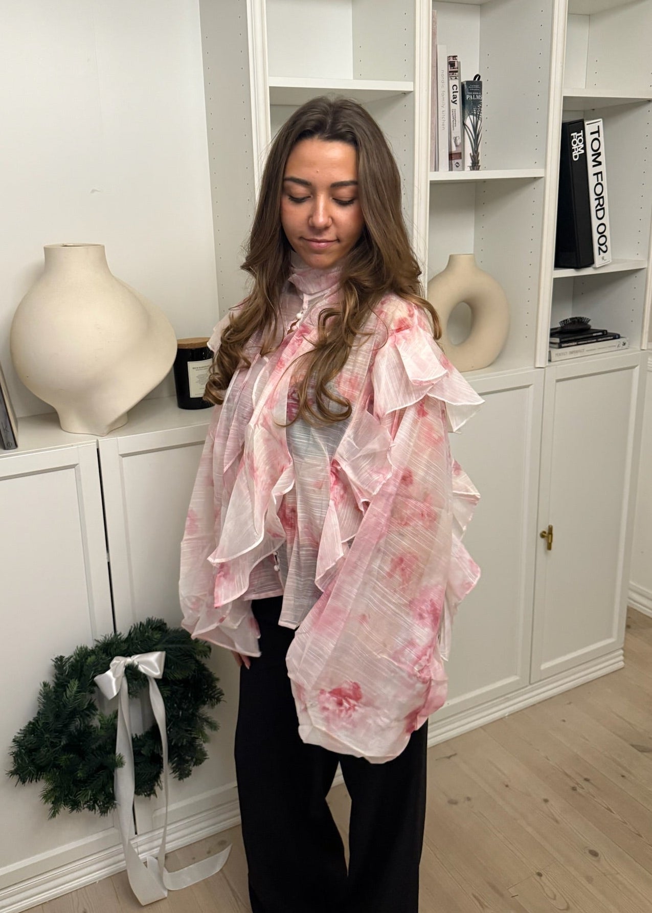 Belle Blomstret Skjorte - ByStenholt.dk