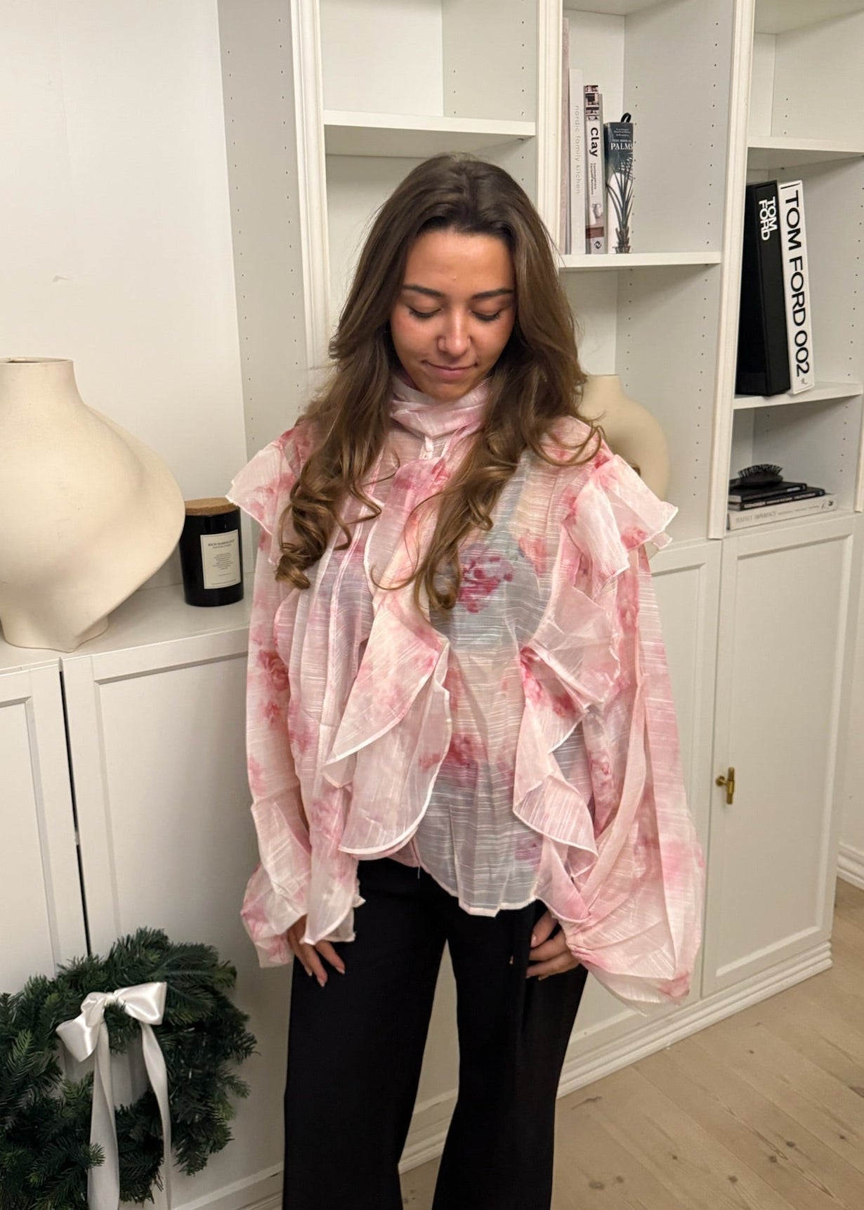 Belle Blomstret Skjorte - ByStenholt.dk