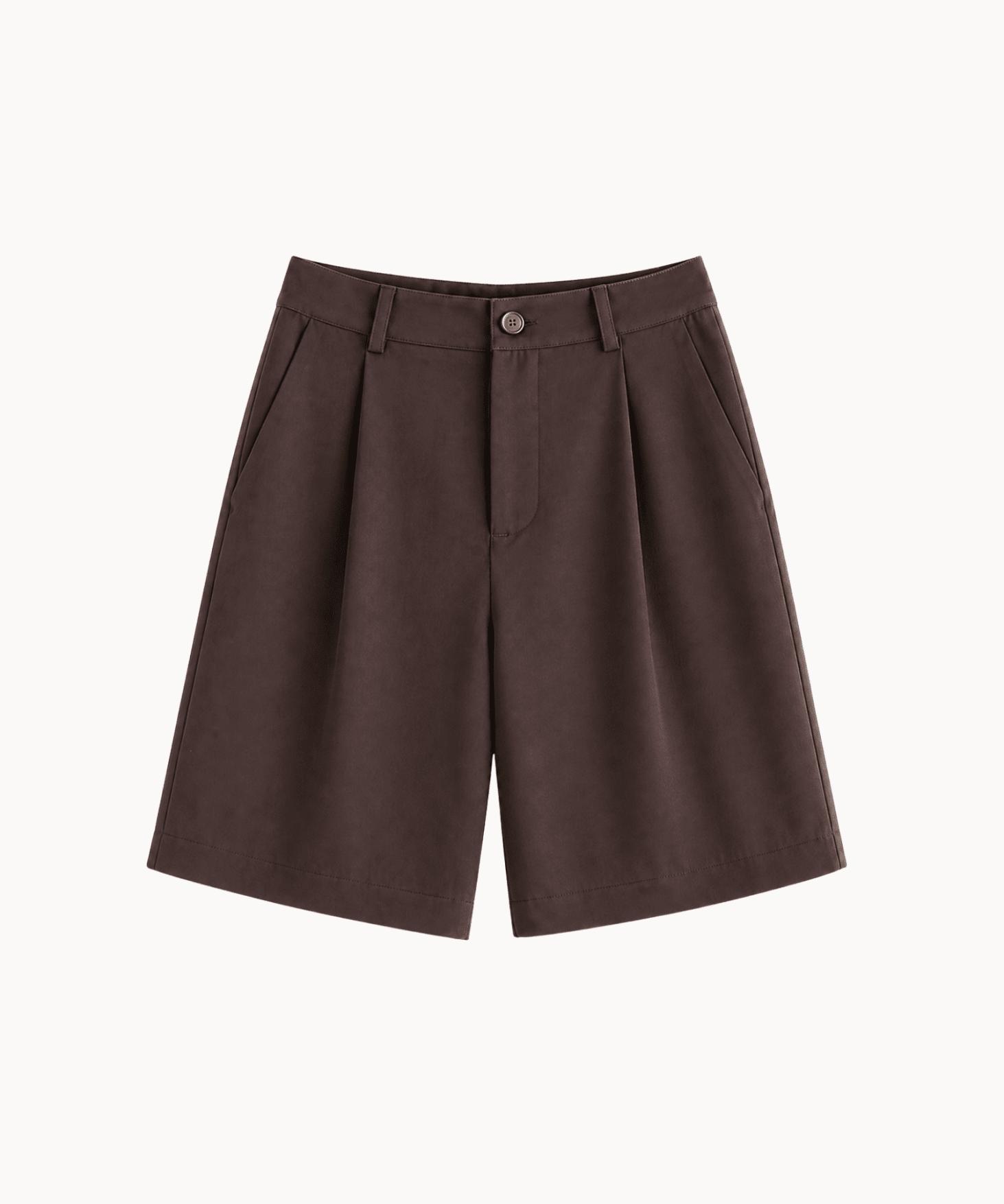 Bermuda Shorts - Mørkebrun - ByStenholt.dk
