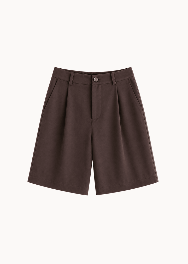 Bermuda Shorts - Mørkebrun - ByStenholt.dk