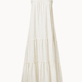 Bianca Maxi Kjole - Hvid