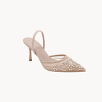 Blonde Slingback Pumps - Beige - ByStenholt.dk