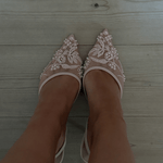 Blonde Slingback Pumps - Beige - ByStenholt.dk