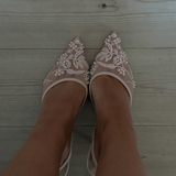 Blonde Slingback Pumps - Beige - ByStenholt.dk