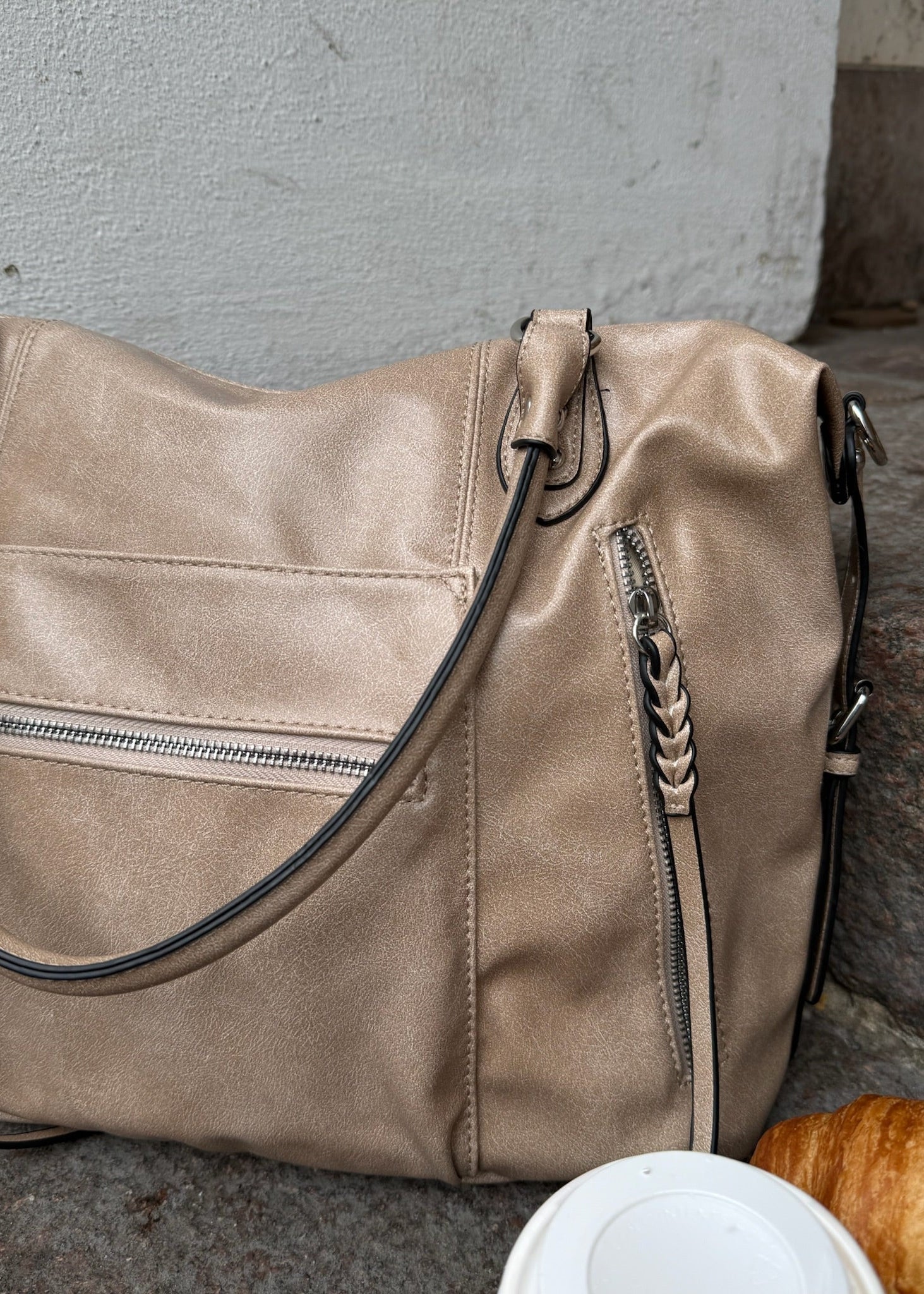 Boston Taske - Beige - ByStenholt.dk