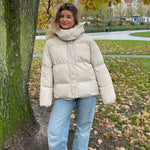 Caia Puffer Jakke - Khaki - ByStenholt.dk