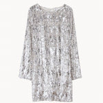 Carla Paillet Kjole - Sølv - ByStenholt.dk
