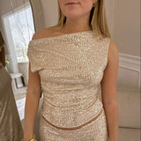 Celeste Paillet Top - Sart Lyserød - ByStenholt.dk