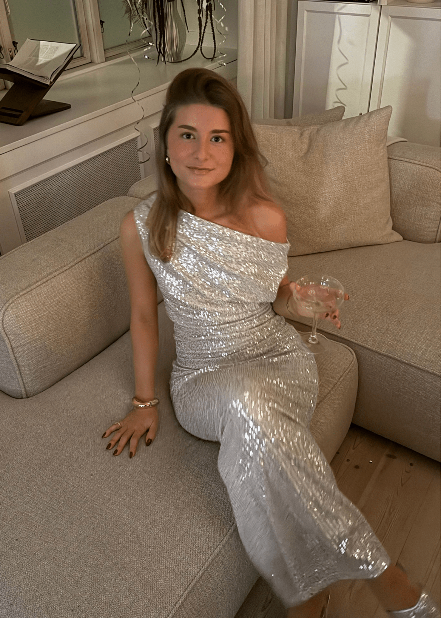 Celeste Paillet Top - Sølv - ByStenholt.dk