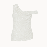 Celeste Paillet Top - Sølv - ByStenholt.dk