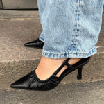 Celia Slingback Pumps - Sort - ByStenholt.dk