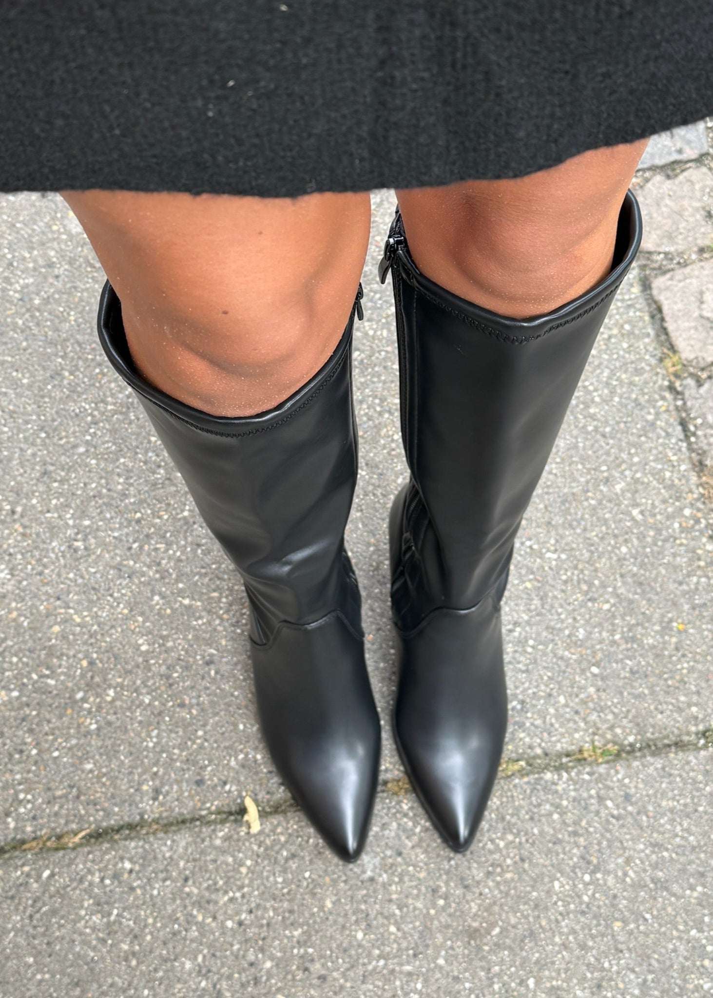 Celine High Heel Støvler - Sort - ByStenholt.dk