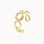 Chunky Armbånd med Ringe - Guldbelagt - ByStenholt.dk