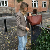 Cille Blazer - Taupe - ByStenholt.dk