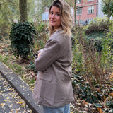 Cille Blazer - Taupe - ByStenholt.dk