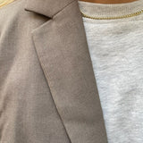 Cille Blazer - Taupe - ByStenholt.dk