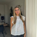 Clara Top - Hvid - ByStenholt.dk