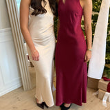 Cleo Maxi Kjole - Bordeaux - ByStenholt.dk