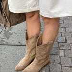 Cowboy Støvler - Beige - ByStenholt.dk