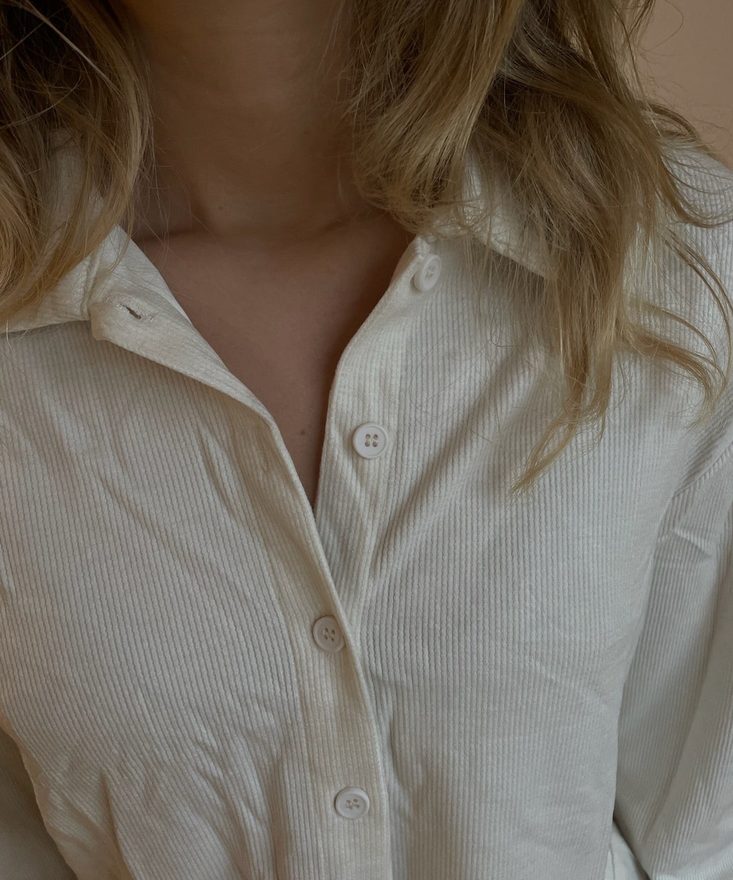 Cozy Bluse - Creme - ByStenholt.dk