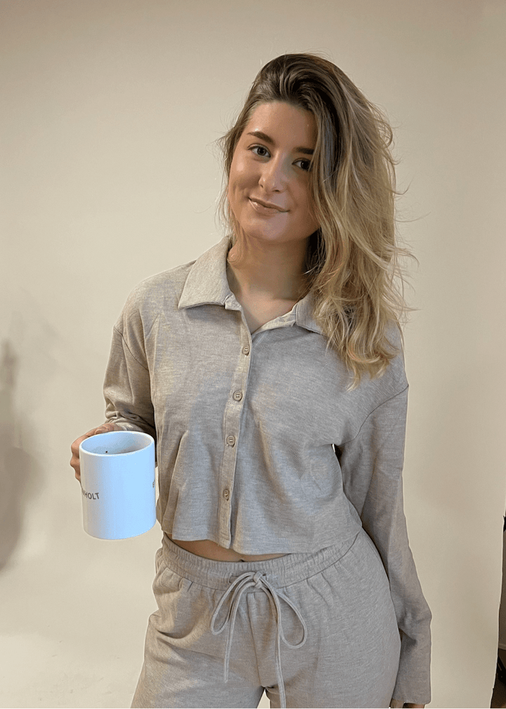 Cozy Bluse - Taupe - ByStenholt.dk