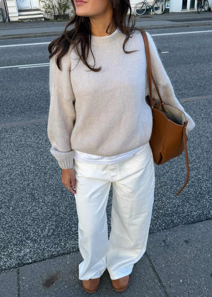 Cozy Strik - Beige - ByStenholt.dk