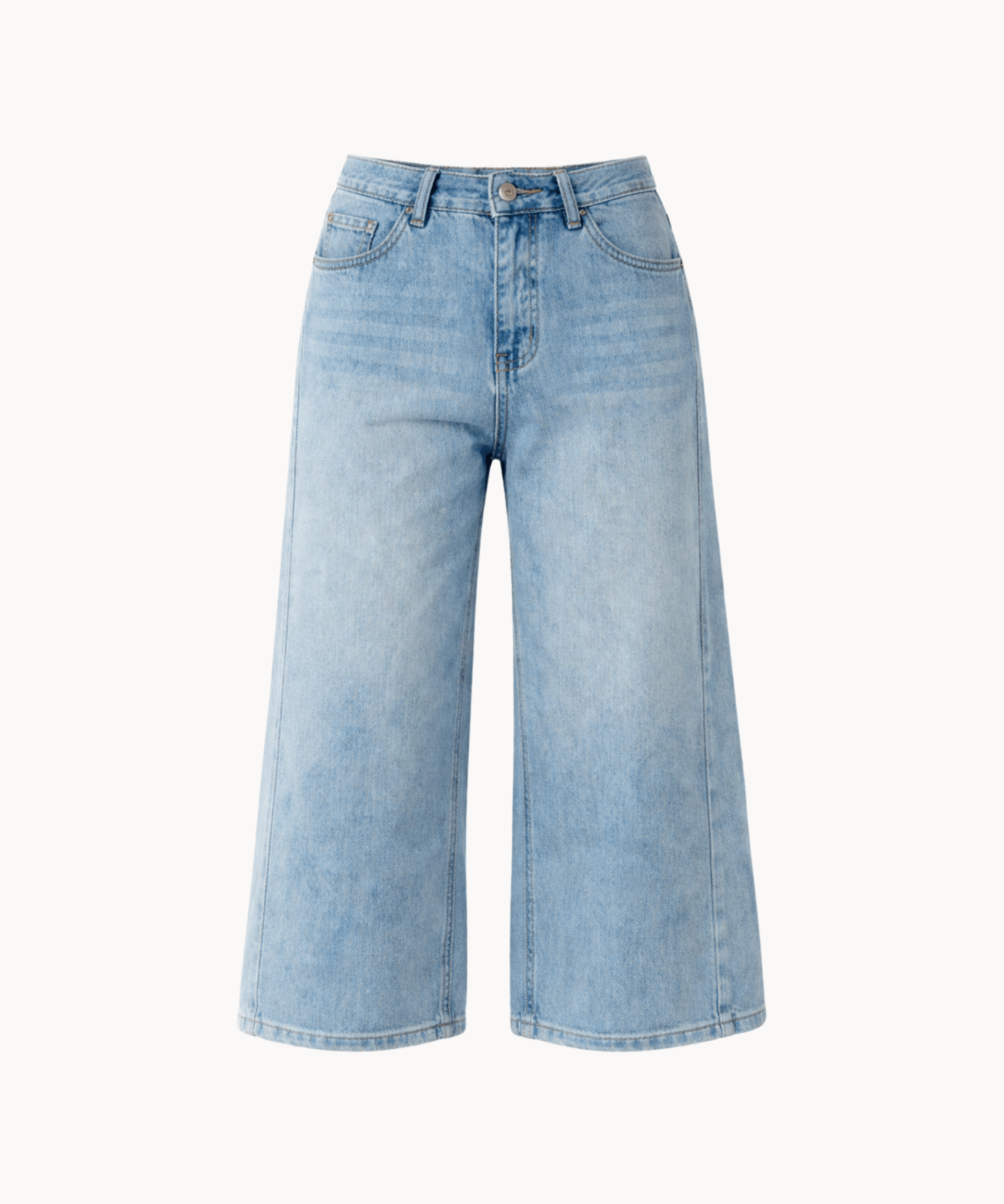 Culotte Jeans - Lyseblå - ByStenholt.dk
