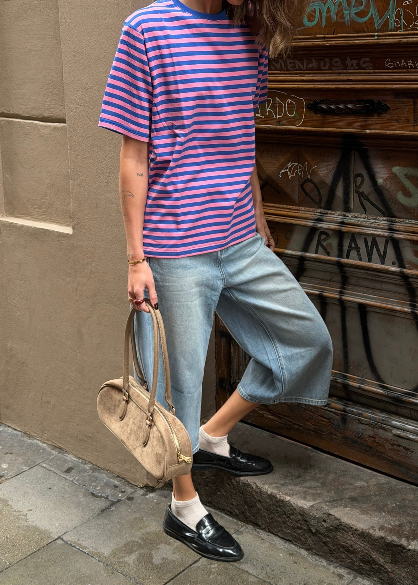 Culotte Jeans - Lyseblå - ByStenholt.dk