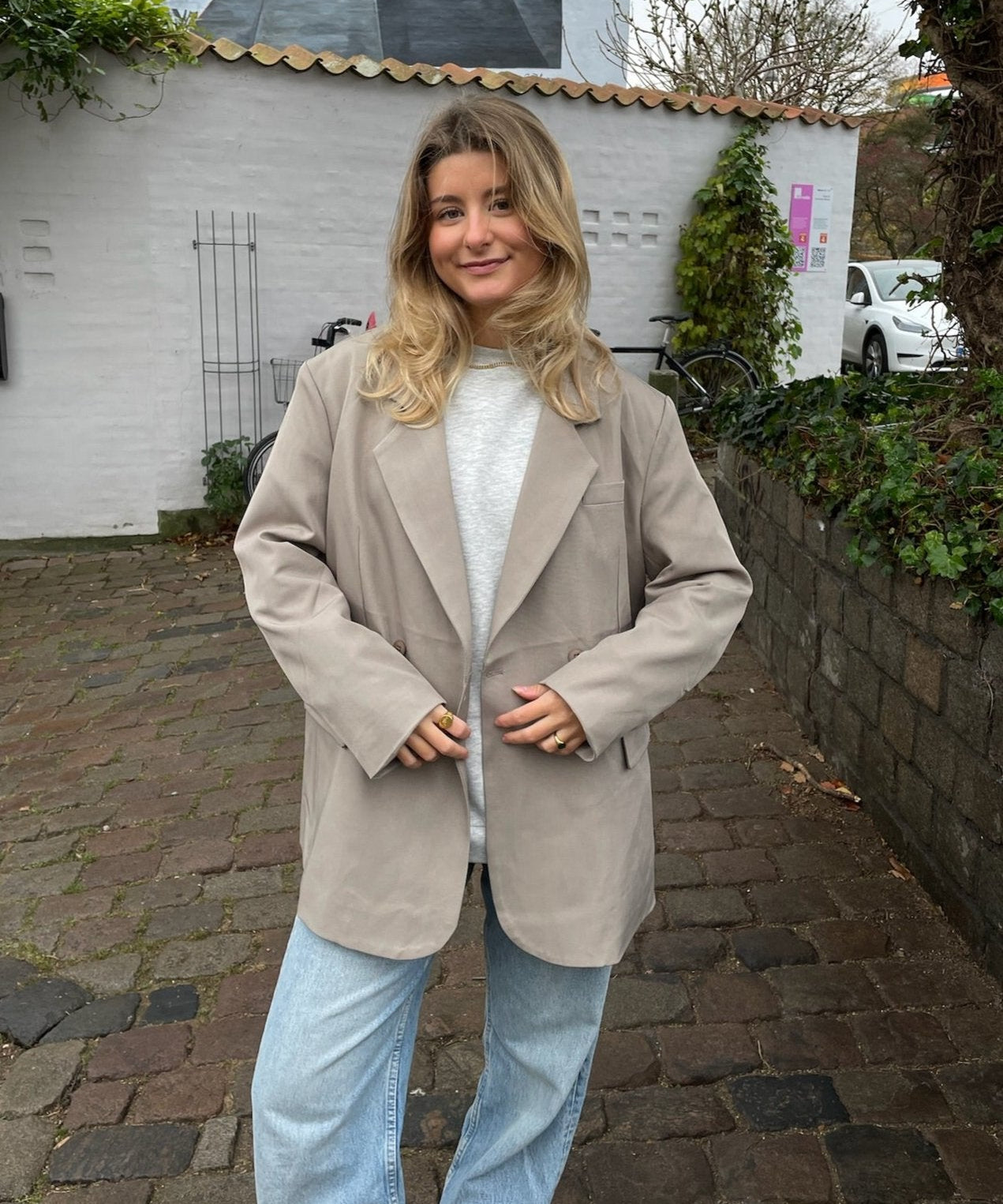 Daily Blazer - Taupe - ByStenholt.dk