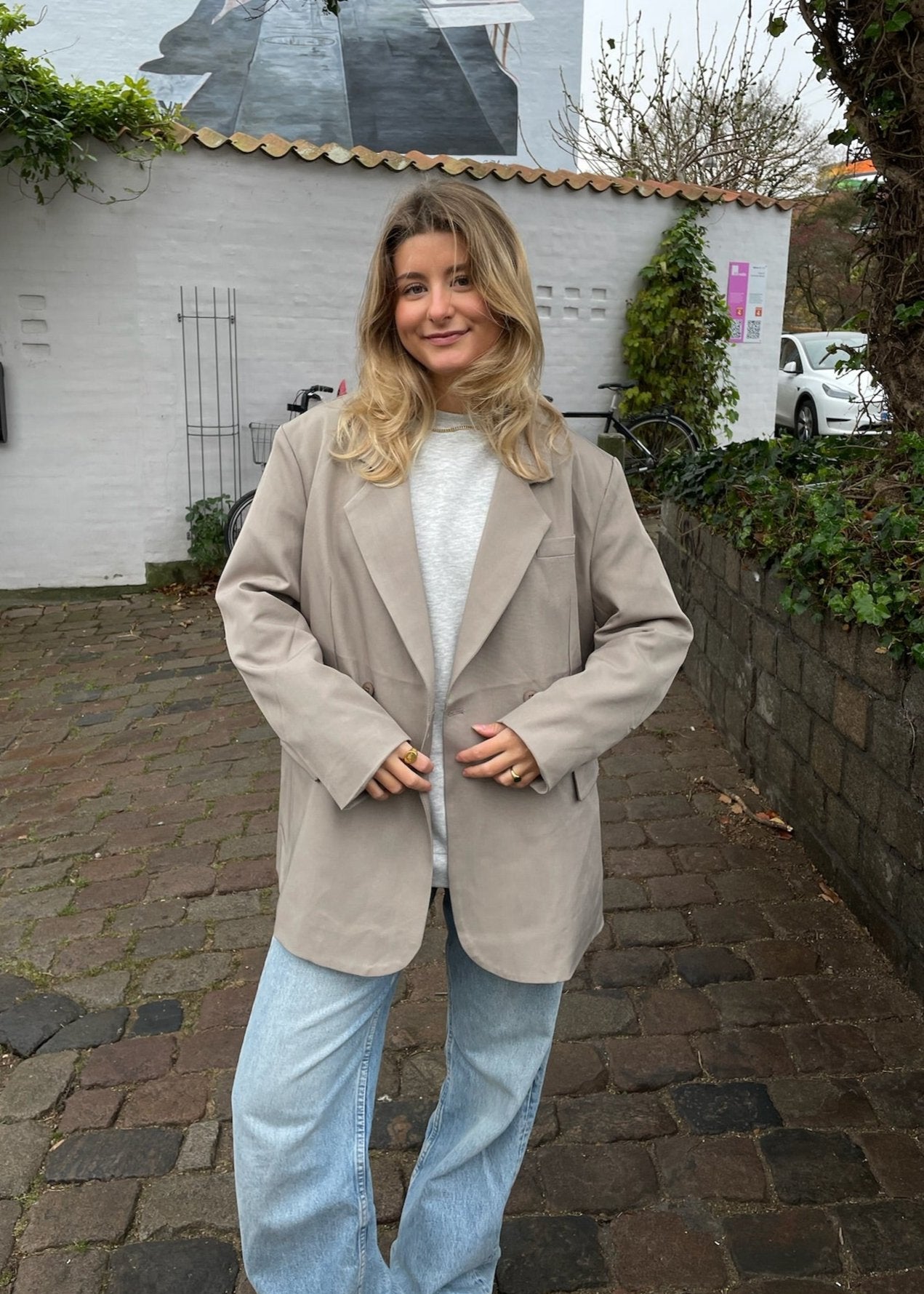 Daily Blazer - Taupe - ByStenholt.dk