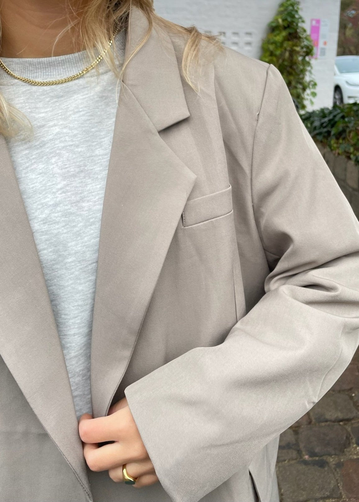 Daily Blazer - Taupe - ByStenholt.dk