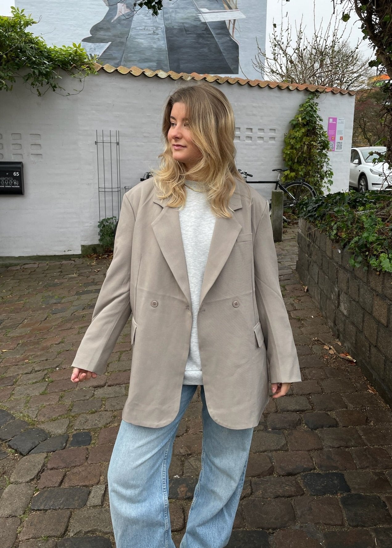 Daily Blazer - Taupe - ByStenholt.dk