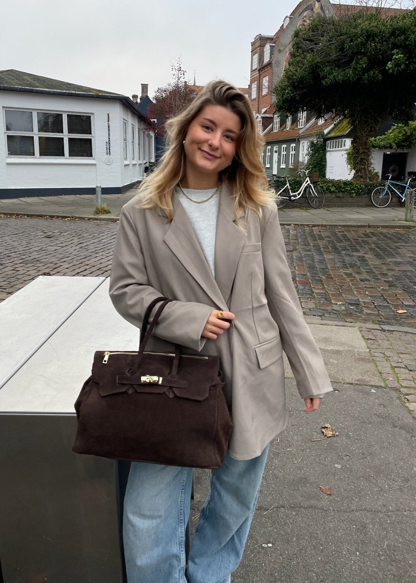 Daily Blazer - Taupe - ByStenholt.dk