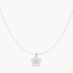 Daisy Halskæde - Sølvbelagt - ByStenholt.dk