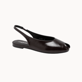 Elara Slingback - Mørkebrun - ByStenholt.dk