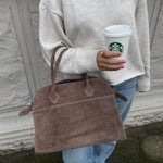 Eline Ruskind Taske - Taupe - ByStenholt.dk