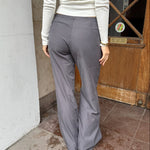 Elira Low Waist Bukser - Grå - ByStenholt.dk