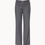 Elira Low Waist Bukser - Grå - ByStenholt.dk