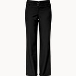 Elira Low Waist Bukser - Sort - ByStenholt.dk