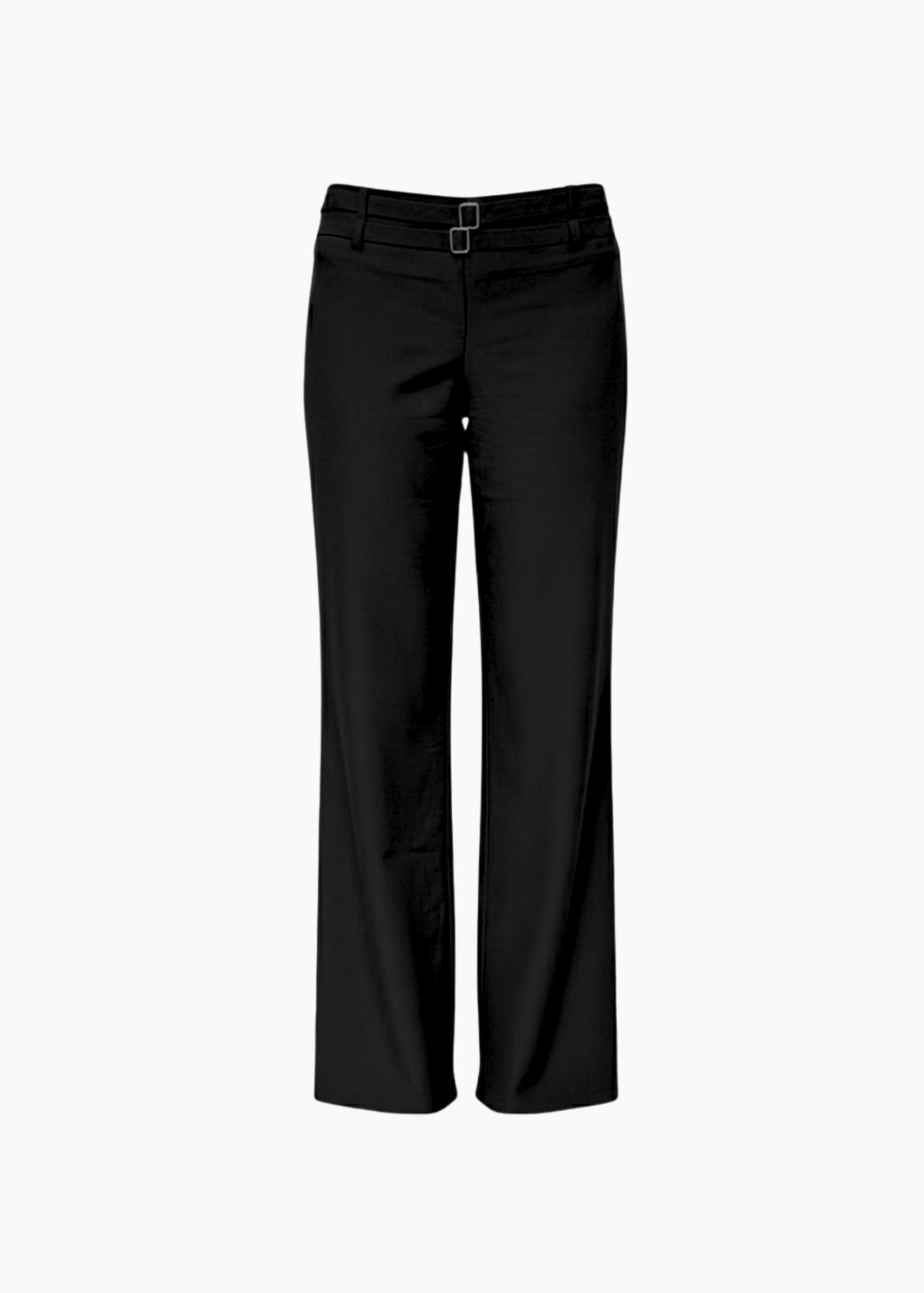 Elira Low Waist Bukser - Sort - ByStenholt.dk