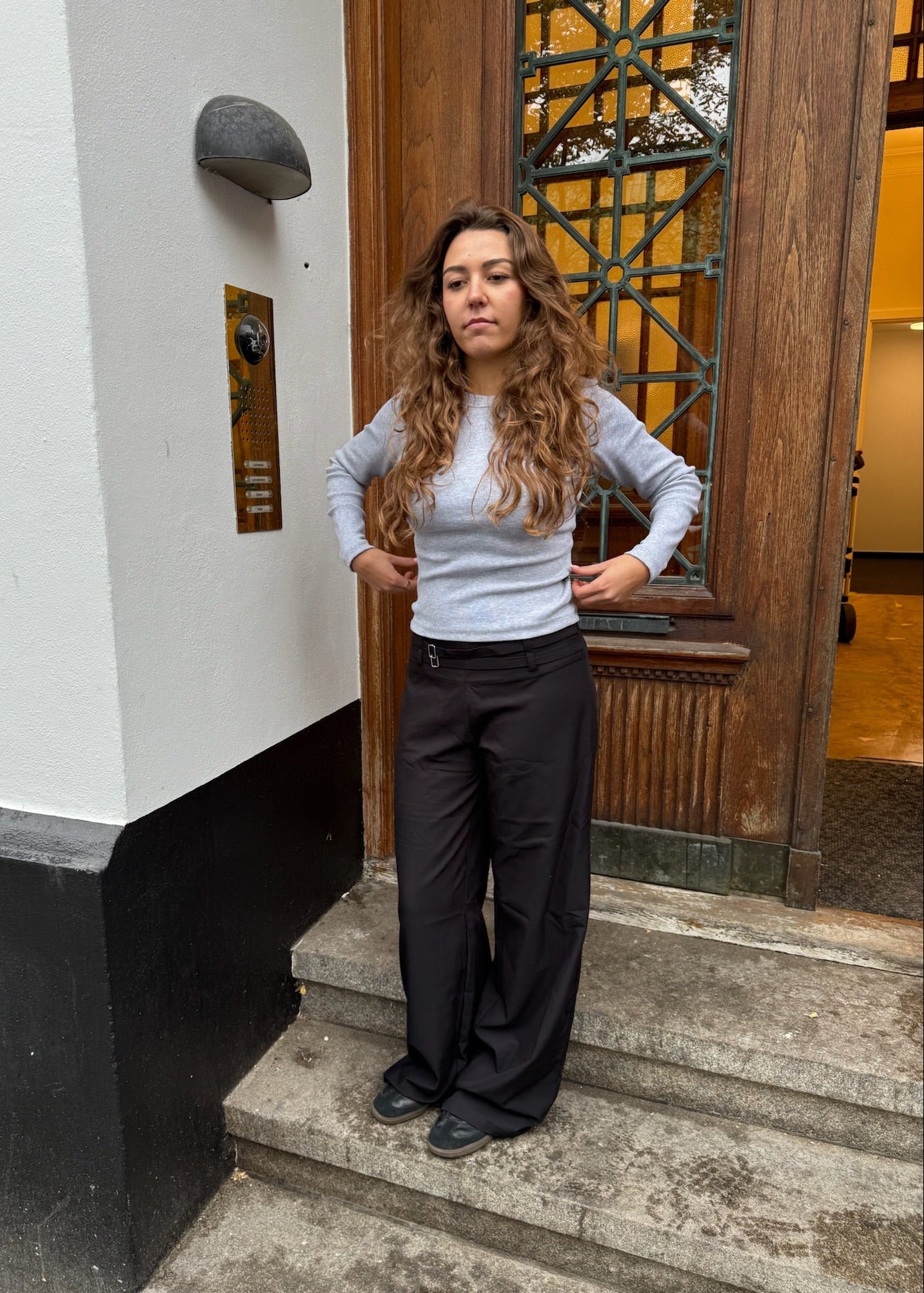 Elira Low Waist Bukser - Sort - ByStenholt.dk