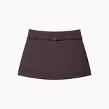 Elira Mini Nederdel - Mørkebrun