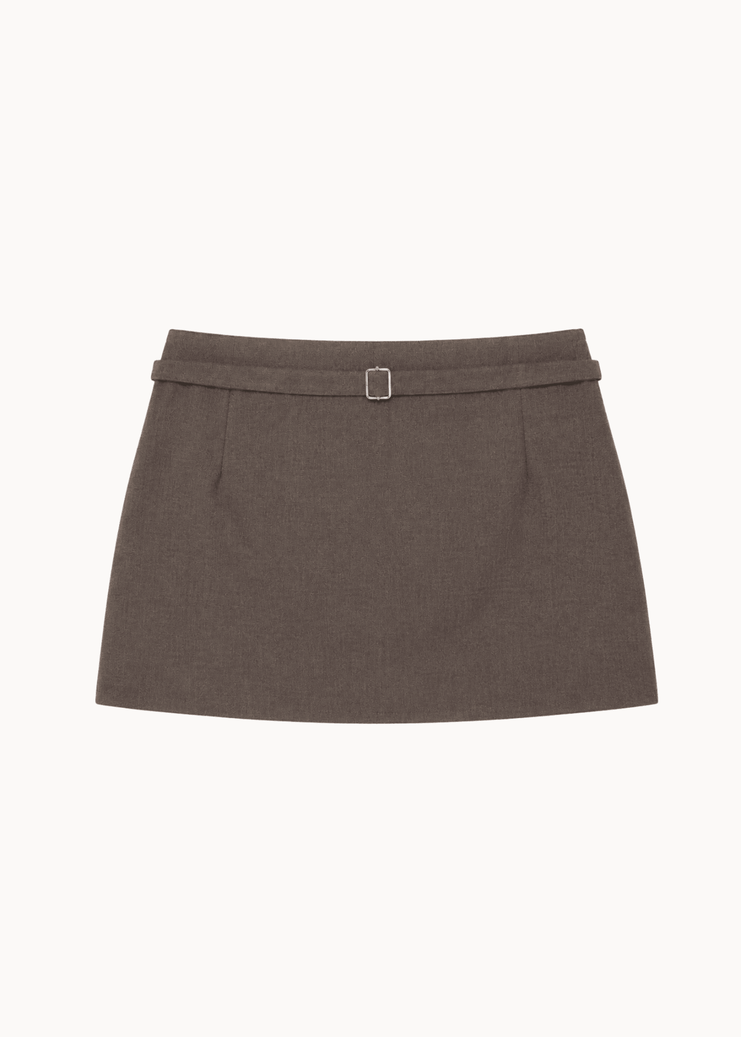 Elira Mini Nederdel - Mørkebrun - ByStenholt.dk