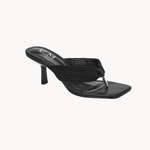 Ely Sandaler med Hæl - Sort - ByStenholt.dk